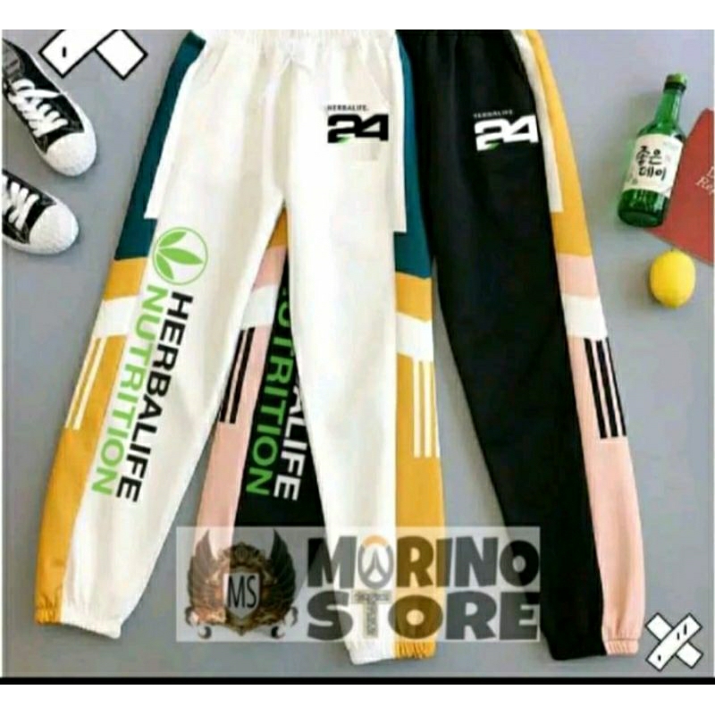 JOGER WANITA  TWOTONE HLF ,CELANA JOGER OLAHRAGA,CELANA SENAM