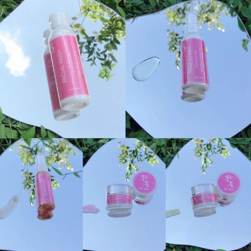 Skincare beauty glow