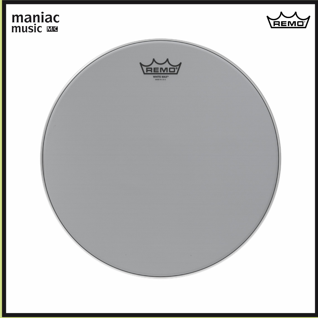 Remo KS 2614 - Snare. Drum Head. White Max 14 Inch. Durable. Marching. Duralock Hoop