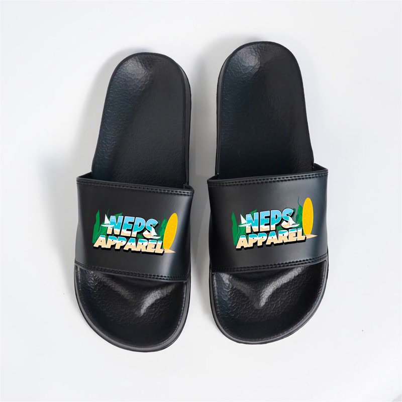 SANDAL NEPS APPAREL ORIGINAL SANDAL SLIDE TANPA LEM BERKUALITAS mojokerto grosir sandal distro SANDA