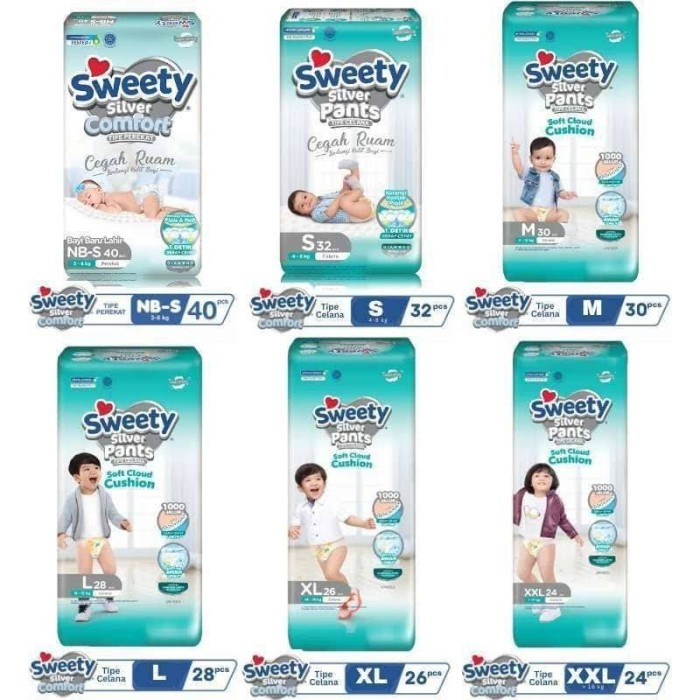 SWEETY SILVER PANTS  / PROMO SWEETY / SWEETY SILVER PANTS