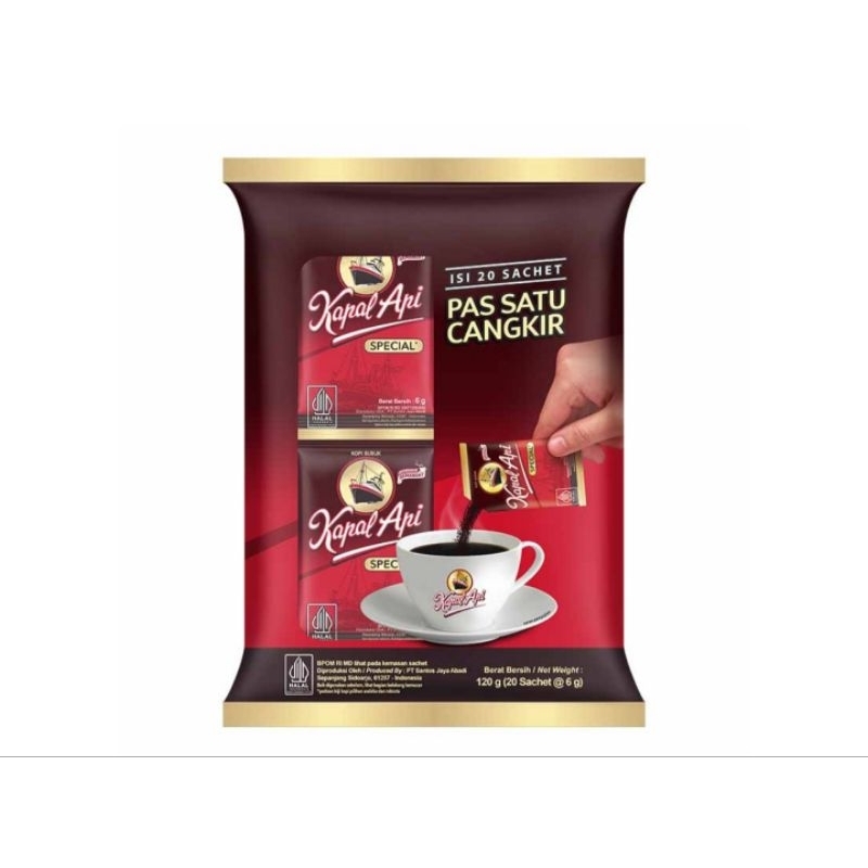 

Kapal Api Kopi Spesial 20x6g