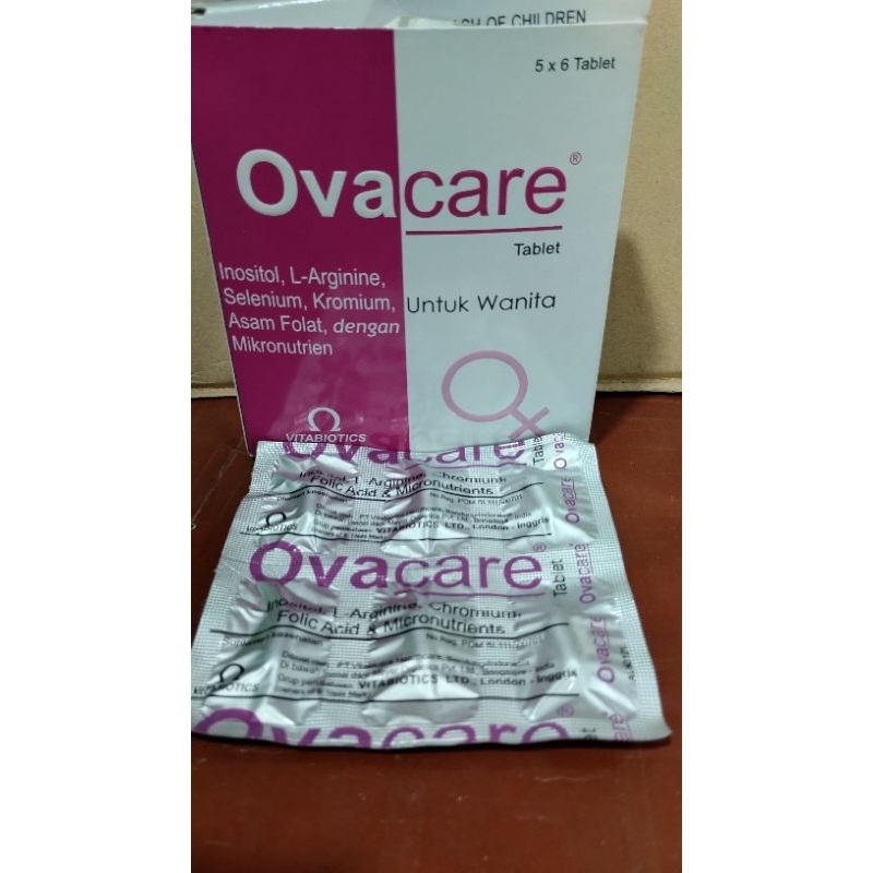 Ovacare Strip isi 6 Tablet/Suplemen Vitamin dan mineral
