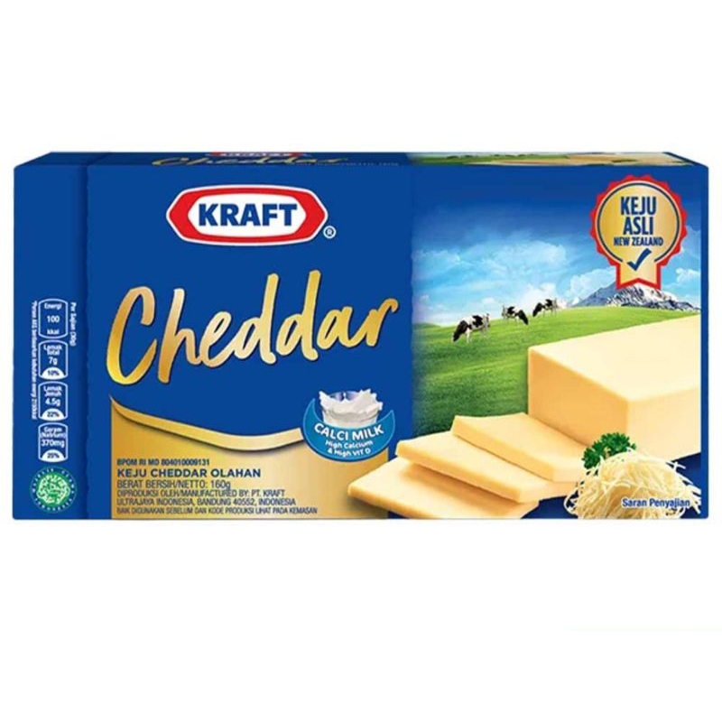 

Kraft Keju Cheddar Olahan 150 G