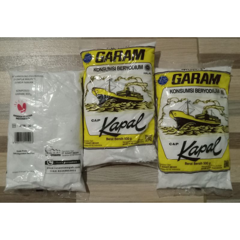 

Garam Cap Kapal 500gr