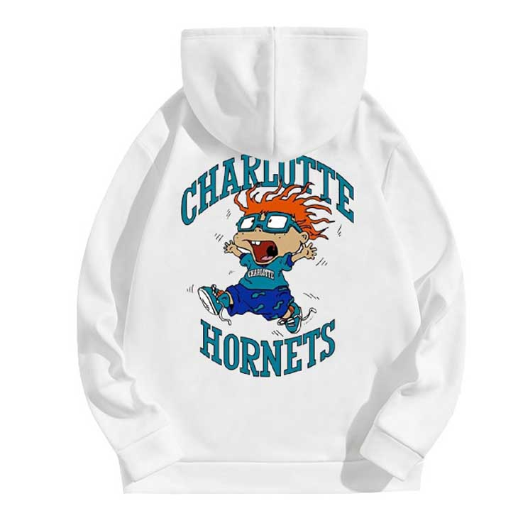Jaket Hoodie Chuckie Charlotte Hornets Hoodie Casual Unisex Bahan Katun