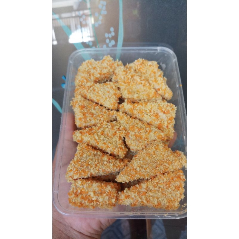 

nugget ayam qilfa enak gurih home made tanpa bahan pengawet box 500ml