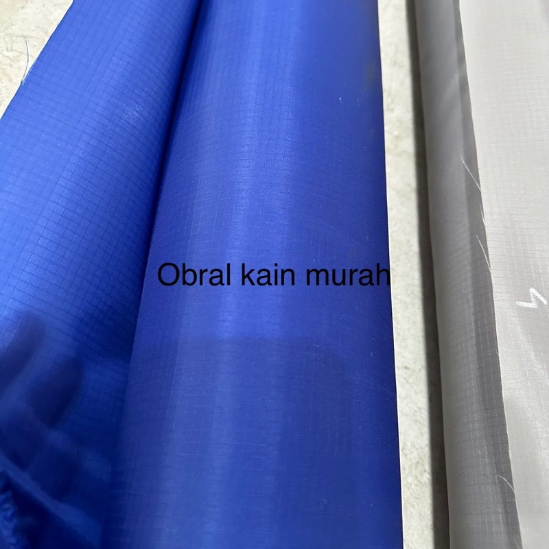 KAIN WATERPROOF RIPSTOP / KAIN ANTI AIR RIPSTOP / KAIN PARASUT RIPSTOP / KAIN ANTI AIR MOTIF KOTAK2,