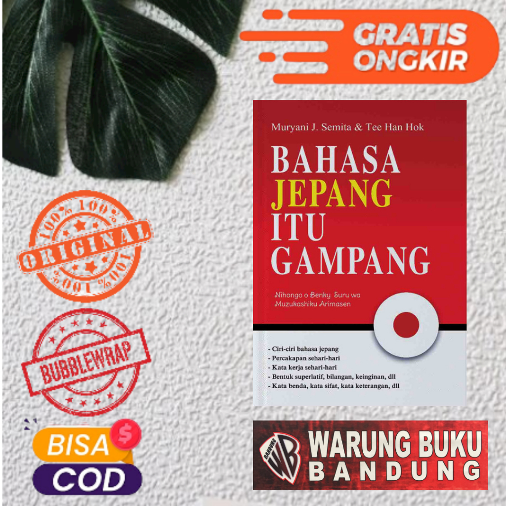 Buku Bahasa Jepang Itu Gampang - Muryani J Semita & Tee Han Hok