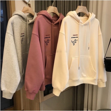 Sweater Hoodie XXL BECAREFUL BORDIER Oversize / Sweater Hoodie Oversize Wanita.