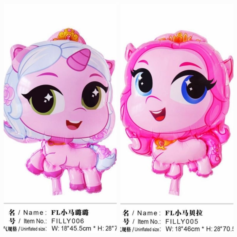 KUDA PONY ( BALON GAS/ FOIL/ TERBANG/KARAKTER)