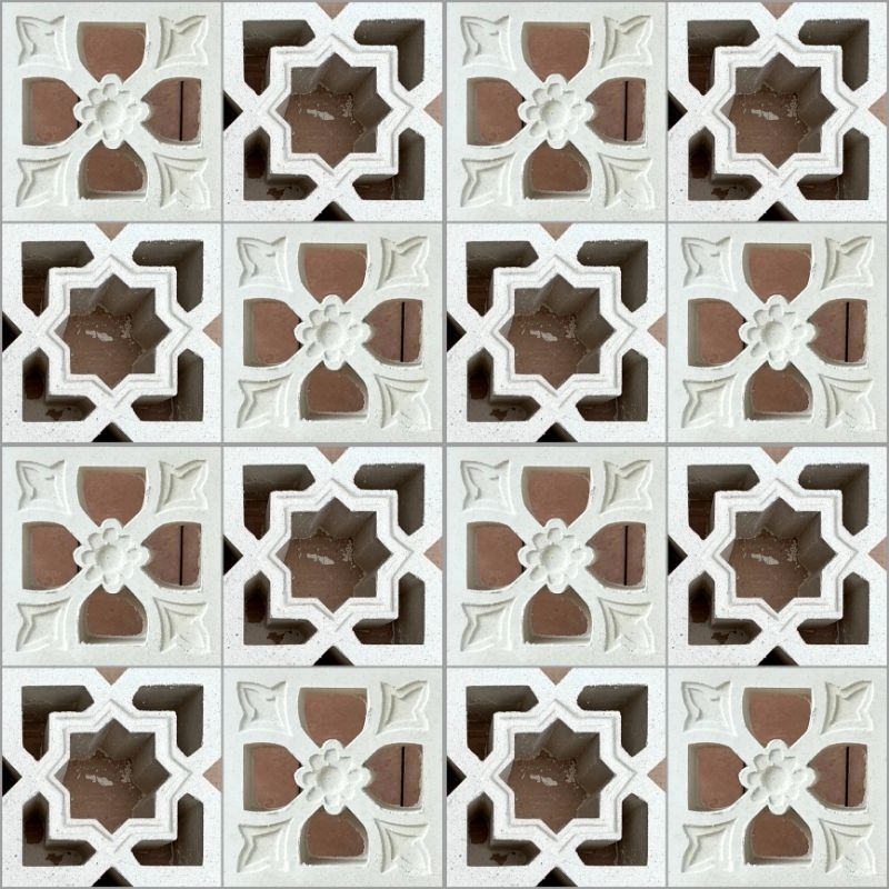 roster beton minimalis, loster beton minimalis, roster kombinasi, roster kombinasi putih