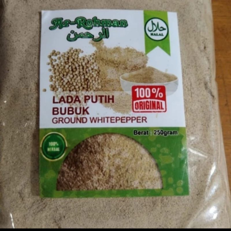 

Lada Putih Bubuk 250 gr