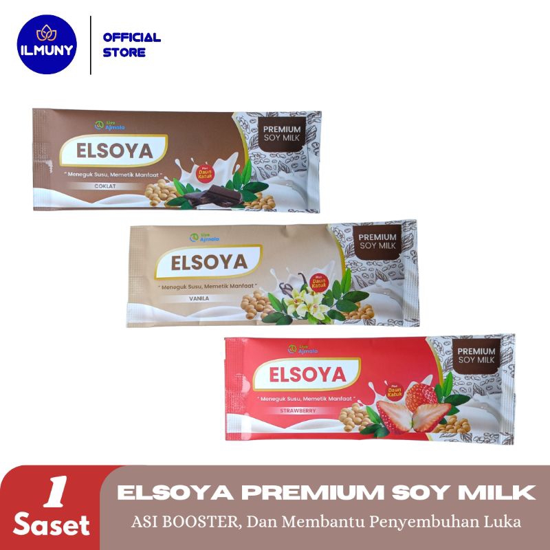 

ELSOYA Susu Kedelai Premium Plus Daun Katuk 200 Gram 1 Box Isi 10 Saset