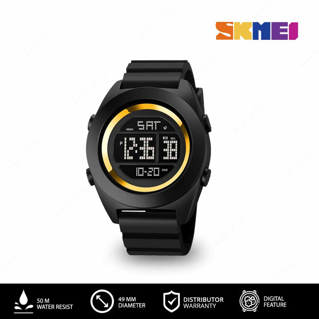 SKMEI 1867 Original Jam Tangan Digital Silikon Karet Jam Tangan Tahan Air