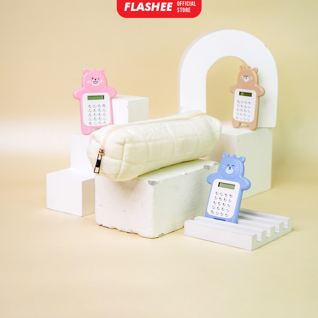 

Flashee Tempat Pensil Bulu Lucu Aesthetic Korea Cloudy Pencil Bag Small Kotak Pensil Lucu Muji Style