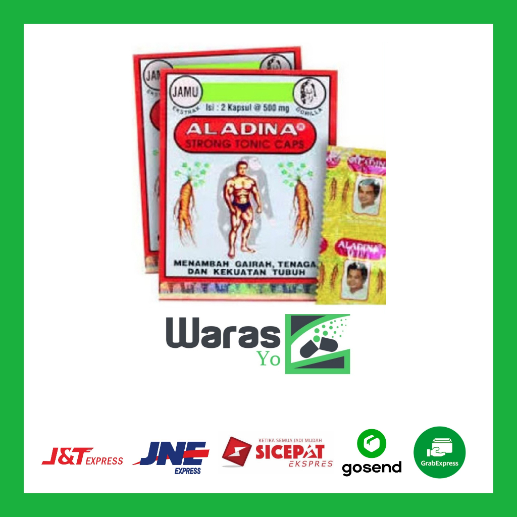 [SW] KAPSUL Aladina Gingseng RoyalJelly PASAKBUMI / ALADINA KAPSUL