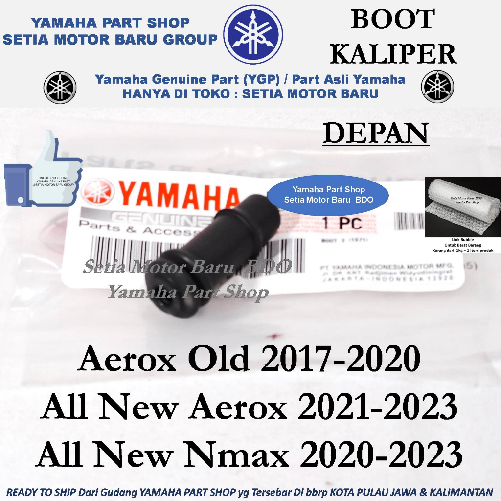 Boot Kaliper Karet Depan Aerox Old All New Nmax N Max Aerox Ori Asli Yamaha Bandung