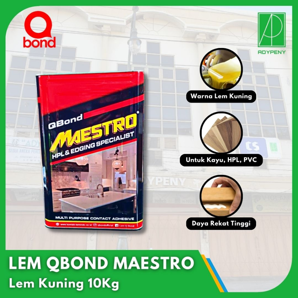 

Lem QBond Maestro Blek 10Kg