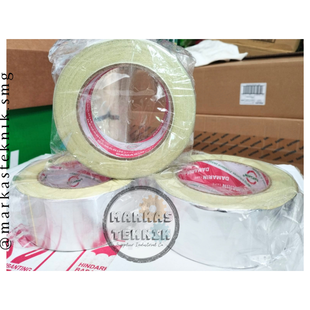 DAMARIN Lakban Alumunium Foil Tape 2" / Alumunium Foil Tape 2 Inch