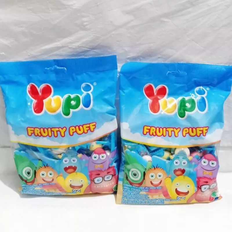 

Yupi 120gr Yupi Fruity Puff Yupi Strawberry Kiss 120g Kemasan Besar