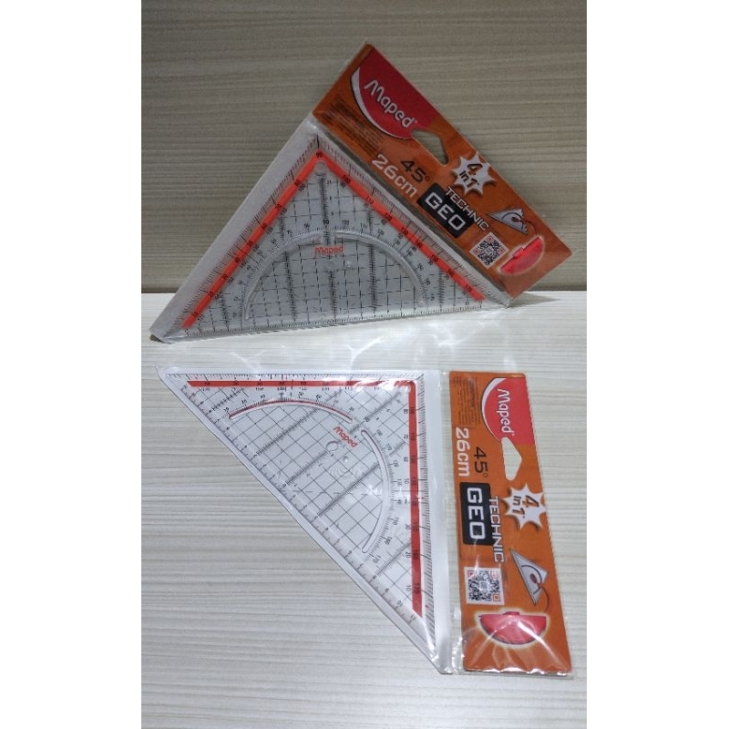 

Penggaris segitiga maped peganggan 2870003 45°/26mm