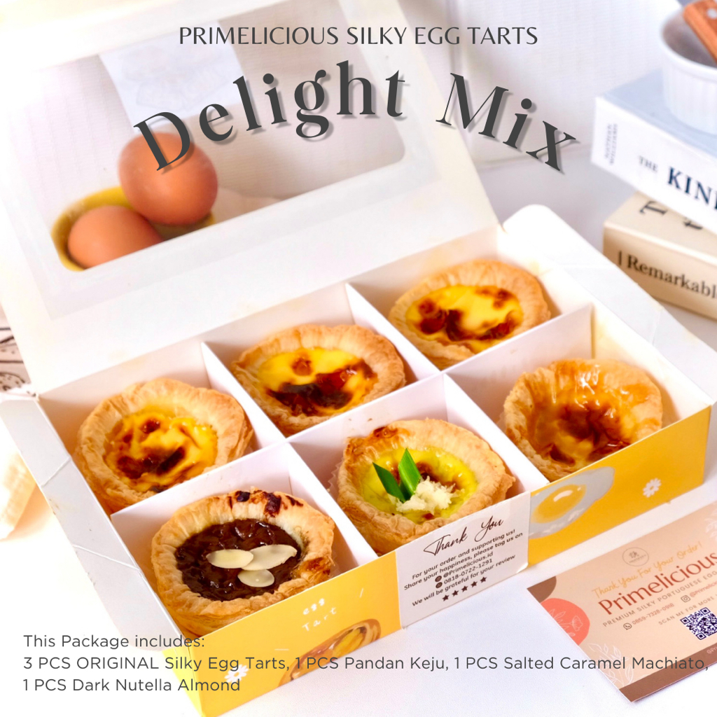 

Egg Tart Primelicious Portuguese Premium Silky Eggtart - DELIGHT MIX