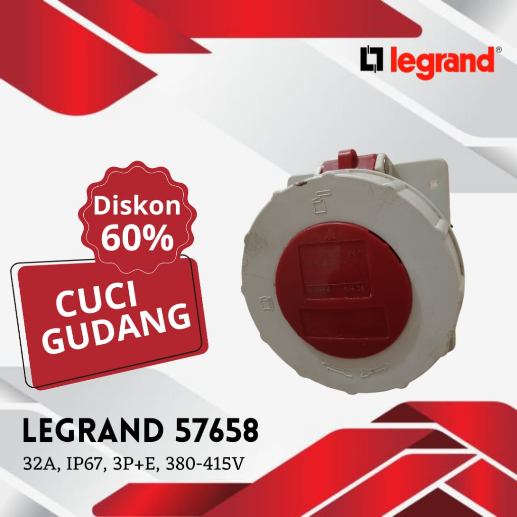 Legrand 57658 | 32A, IP67, 3P+E