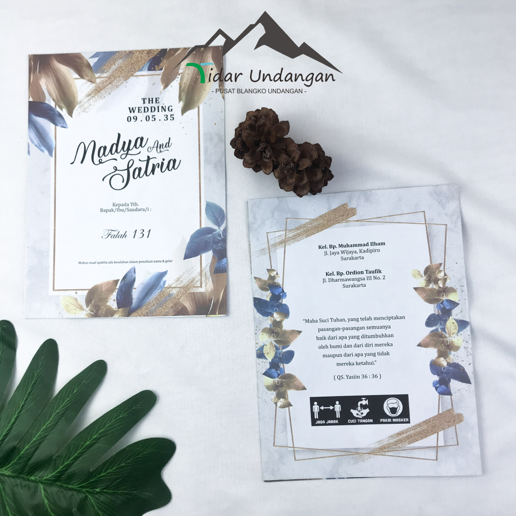 Blangko Undangan Pernikahan Falah 131 Harga Murah