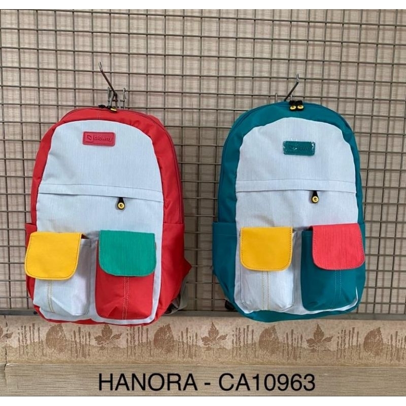 RANSEL CLOWNY HANORA | RANSEL SEKOLAH | RANSEL KULIAH| RANSEL JALAN JALAN | UNISEX