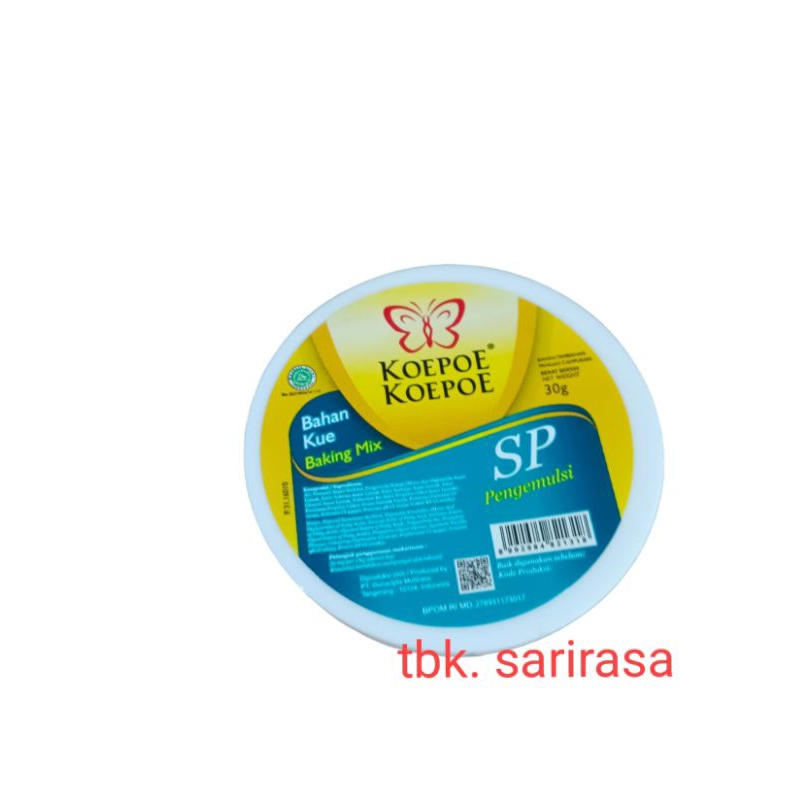 

Koepoe Koepoe SP Pengemulsi 30gram Cake Emulsifier Sp 30 gr