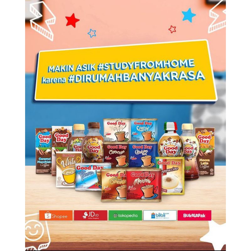 

kopi good day sachet banyak rasa