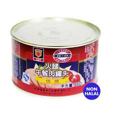 

DAGING MALING BABI PREMIUM CANNED HAM LUNCHEON MEAT MA LING TTS BRAND MAKANAN KALENG IMPORT MURAH