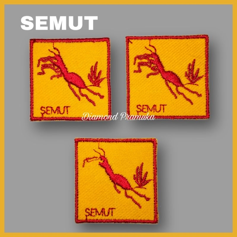 Tanda regu pramuka putra bordir semut Bet bordir tanda regu semut