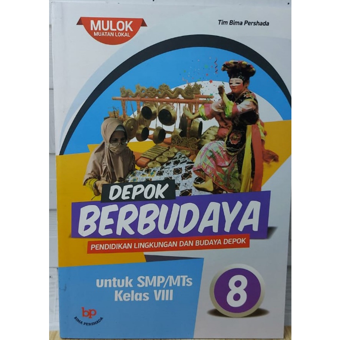NEW DEPOK BERBUDAYA KELAS 8 MURAH ORI Baru