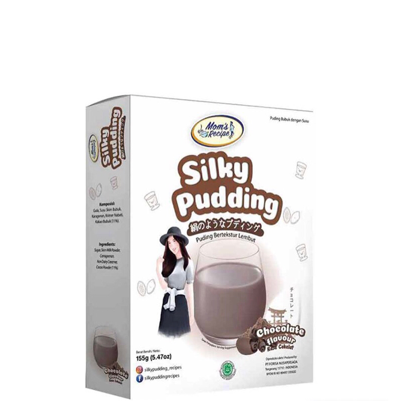 

Moms Mom’s recipe silky Pudding 110g 155g Cokelat Taro
