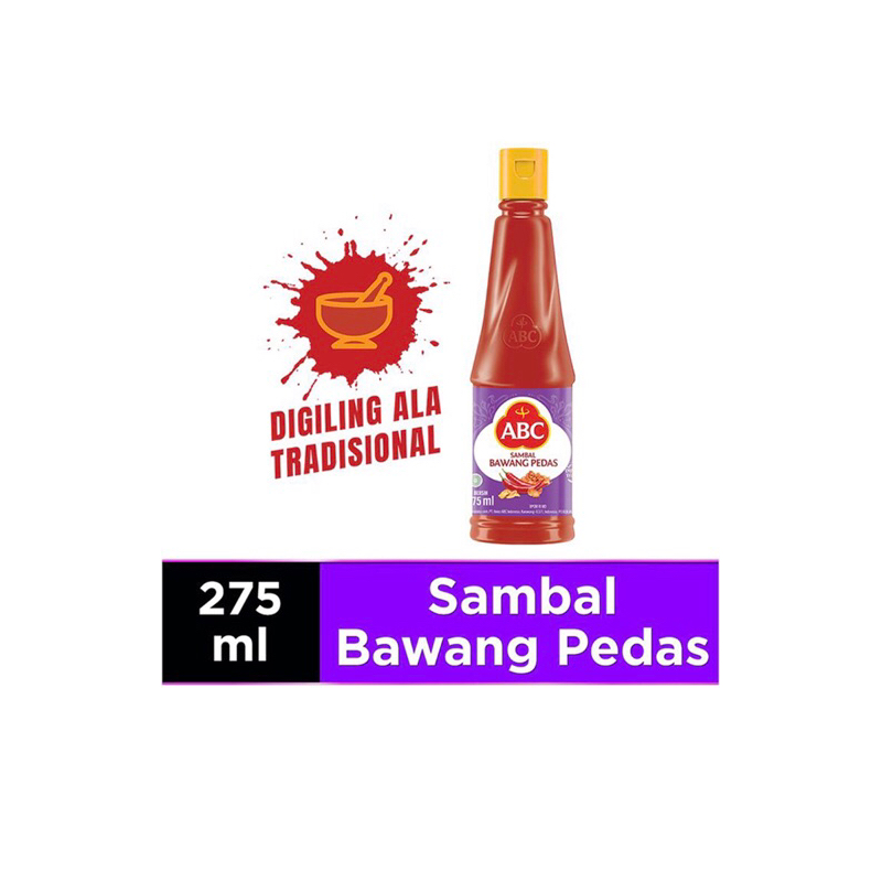 

ABC Saus Sambal Kecap 275ml tomat bawang Pedas sambal asli extra pedas