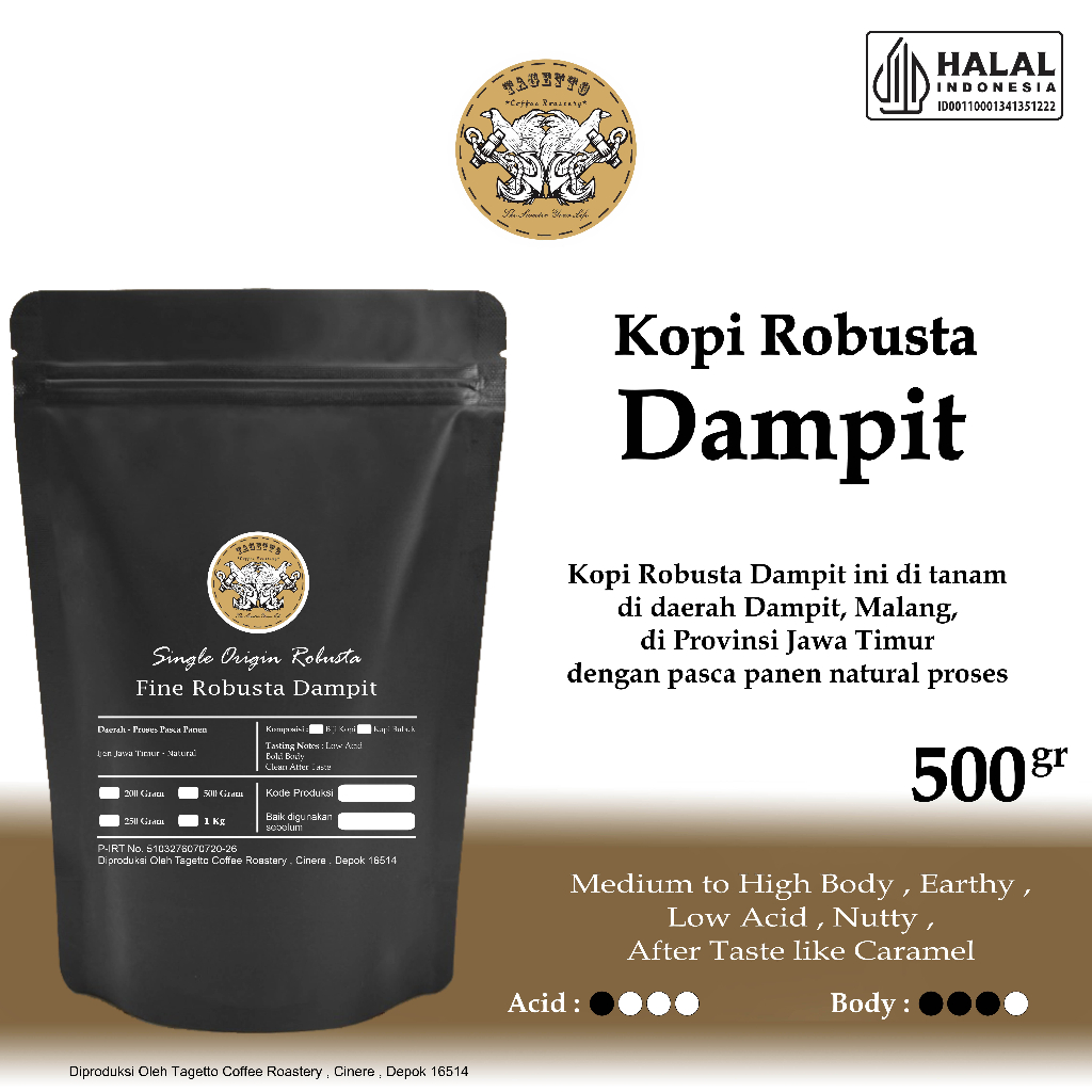 

KOPI FINE ROBUSTA DAMPIT 500GR BIJI ATAU BUBUK