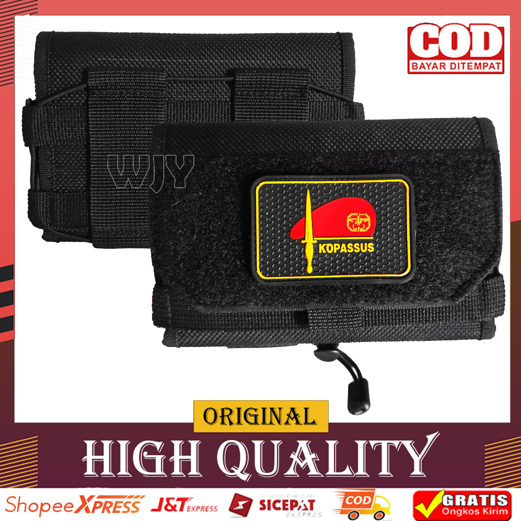 SARUNG HP TACTICAL LOGO KOPASUS TNI TERBARU