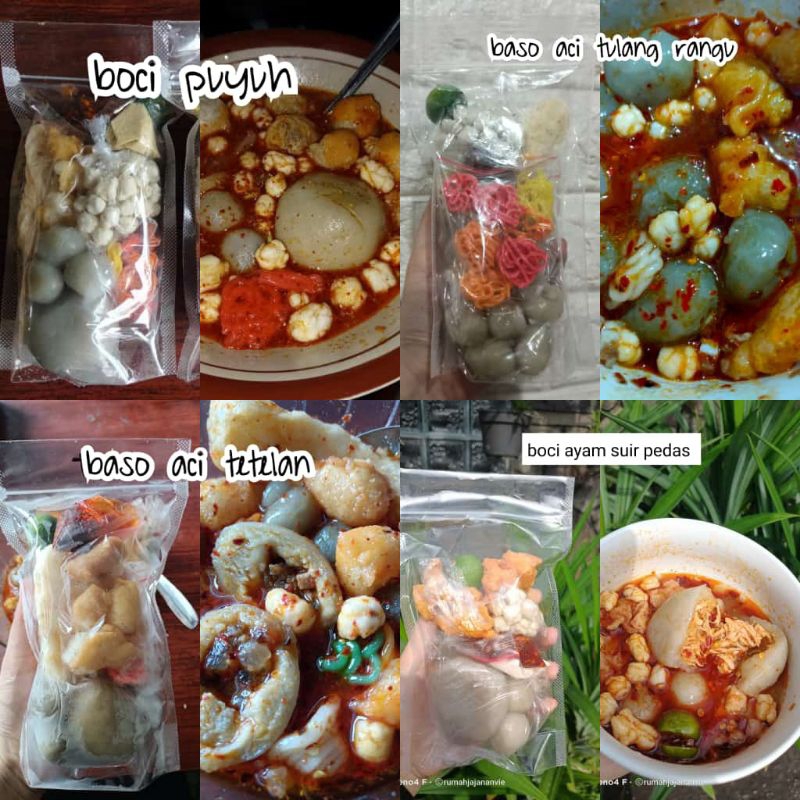 

paketan boci baso Aci varian isian rasa dapet 10bks