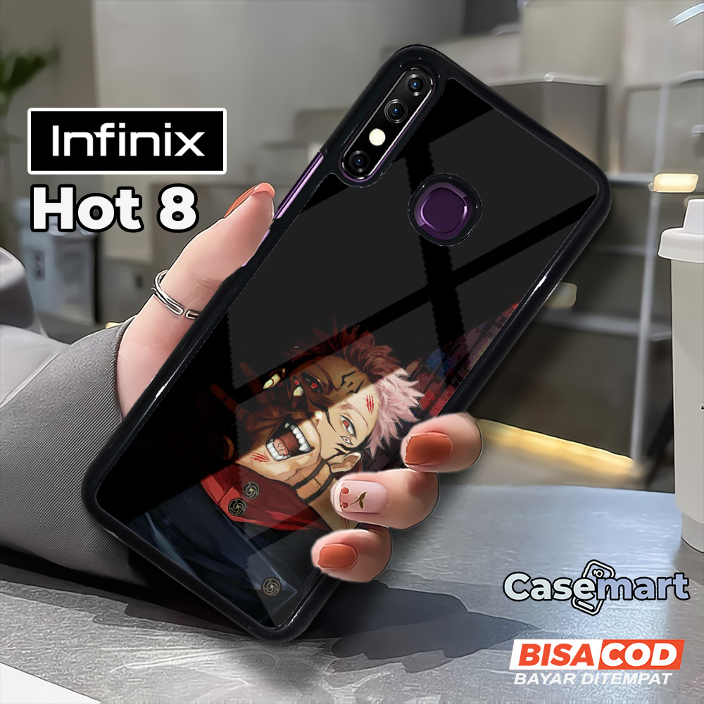 Case INFINIX HOT 8 Casing INFINIX HOT 8 Casemart [JJKD] Case Glossy Case Aesthetic Custom Case Anime