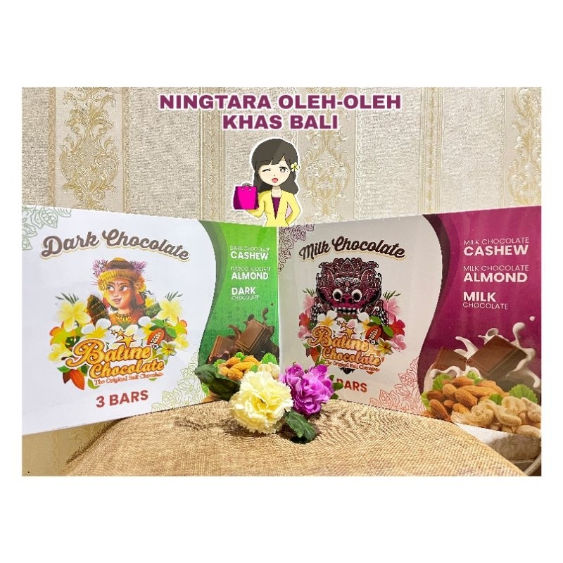 

BALINE 3 SET CHOCOLATE KHAS BALI (COKLAT CASHEW, ALMOND, DARK/MILK)