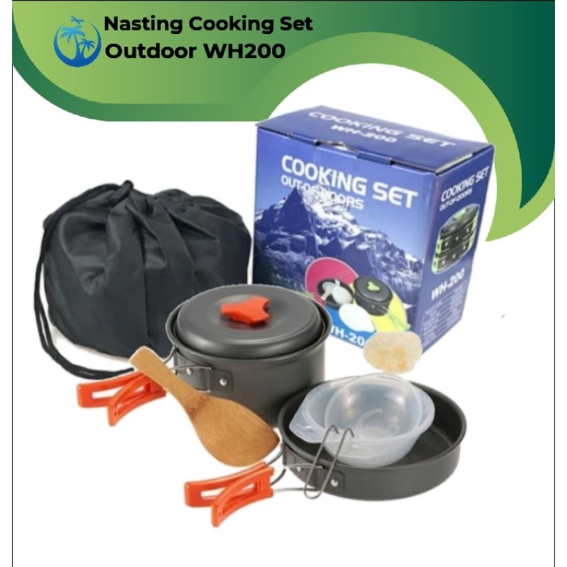 Alat masak camping Nasting cooking set