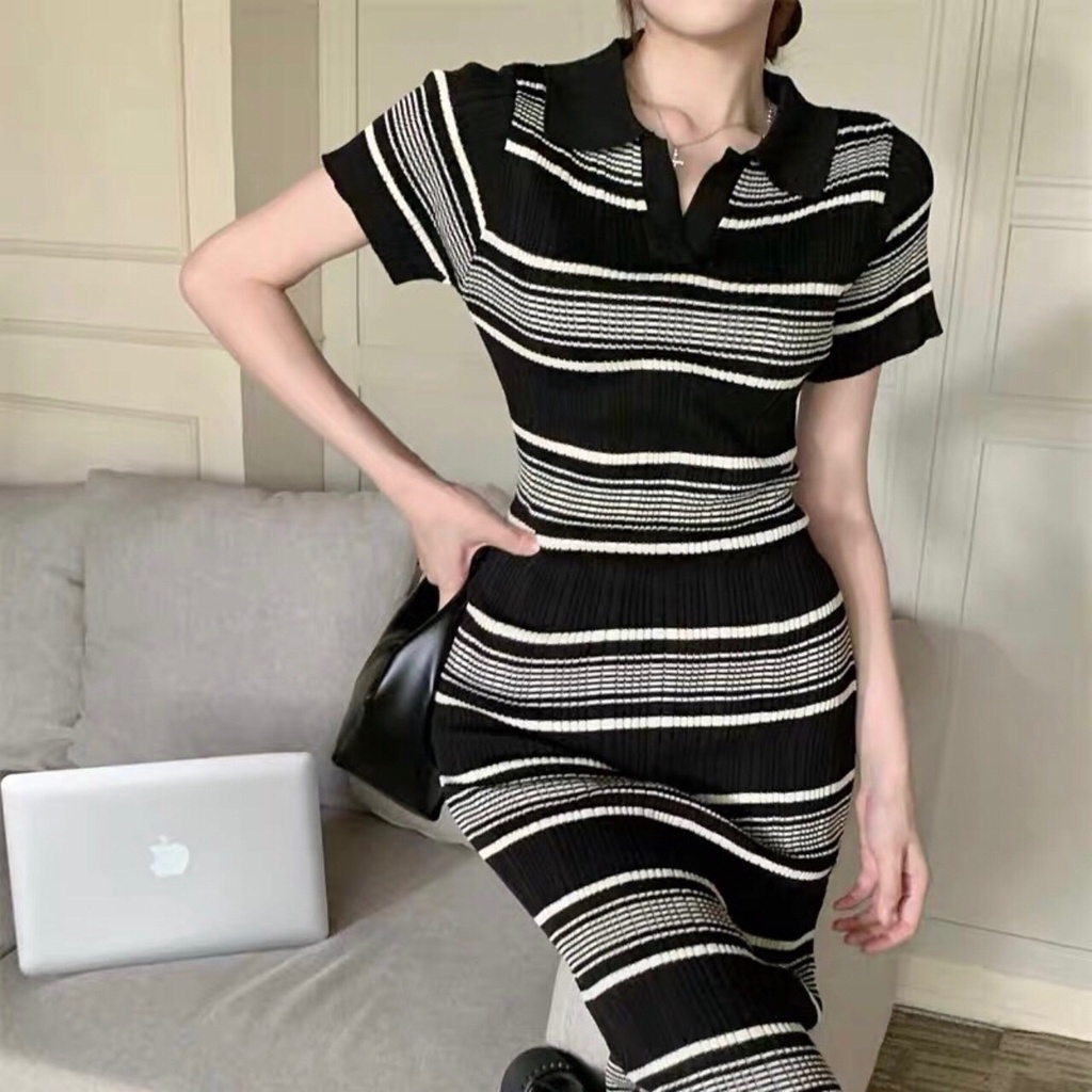 LISAI DRESS RAJUT WANITA