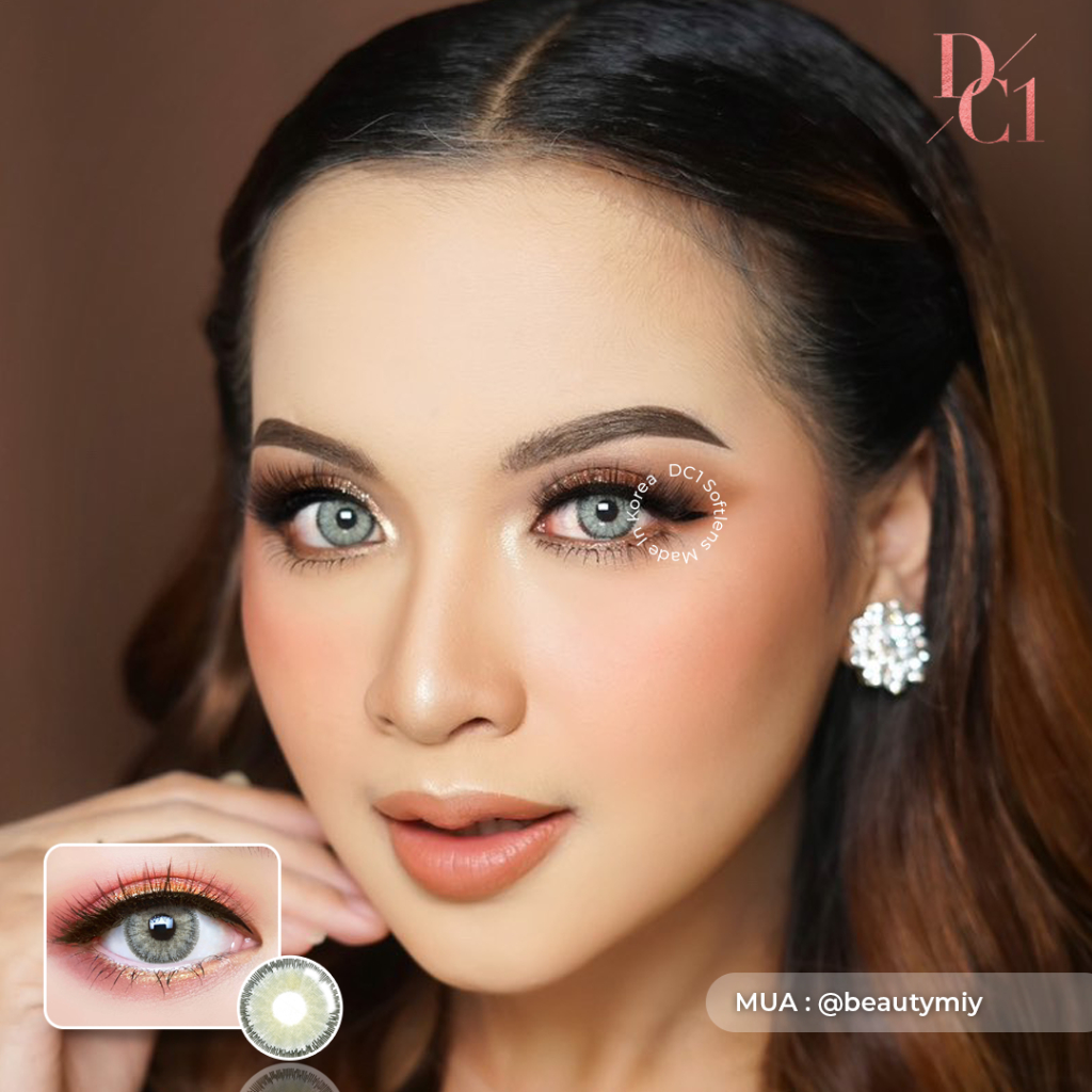 DC1 Softlens Teresa Brown / Grey (Normal dan Minus)