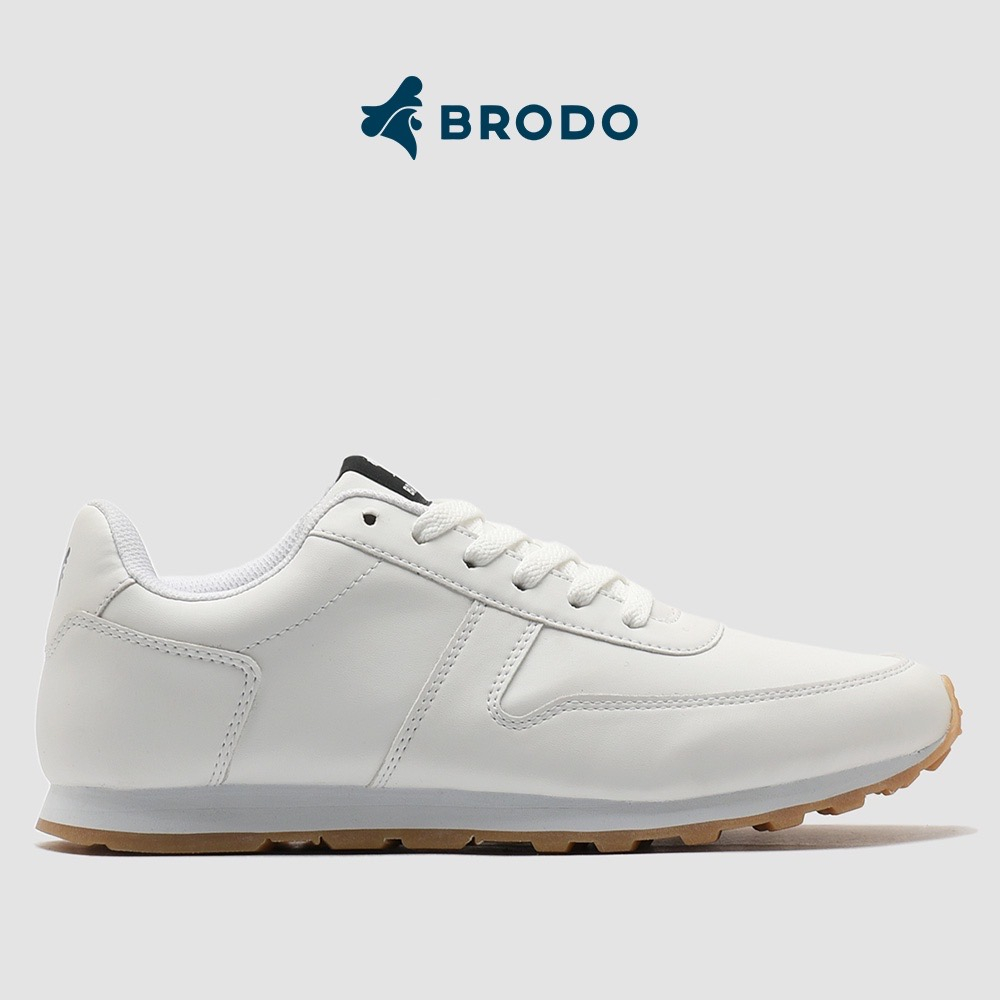 [Soleandjoy] BRODO - Base Lite All White GS Sepatu Casual Putih