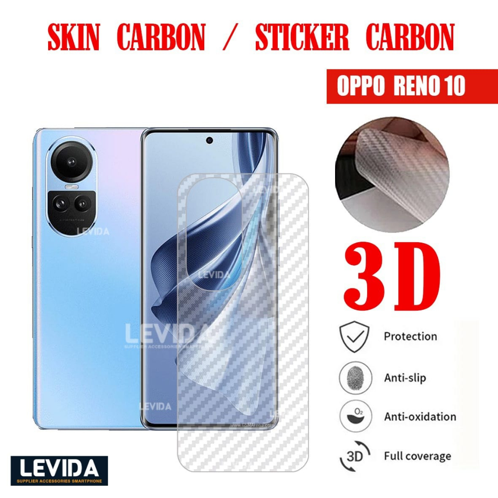 Oppo Reno 10 5G Oppo Reno 10 Pro Oppo Reno 10 Pro Plus Skin Carbon 3D Antigores Skin Carbon Oppo Ren