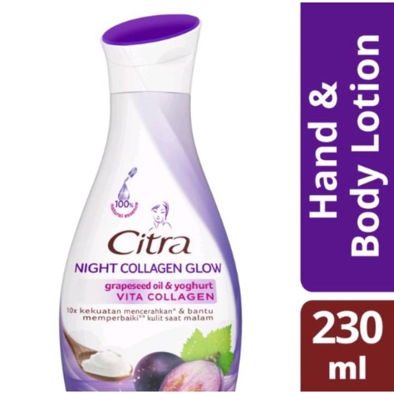 CITRA NIGHT COLLAGEN Glow Hand & Body Lotion 210ml