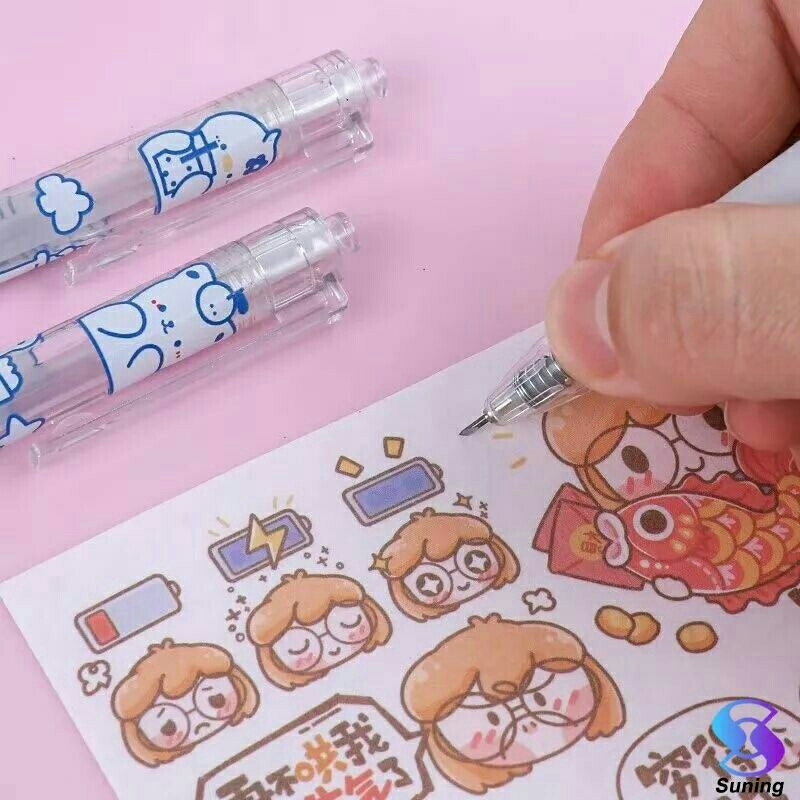 

Cutterpen/ Pen cutter/ Cutter Pen Pulpen pisau Diy Sticker pemotong pengukir sticker motif cute