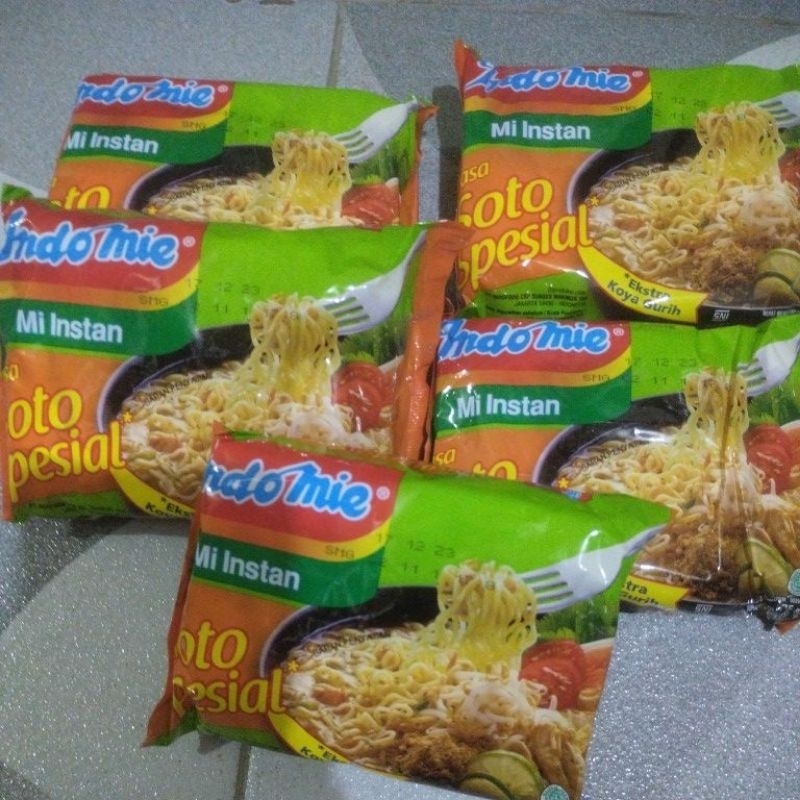 

Indomie instan rasa soto spesial (isi 5 pcs)
